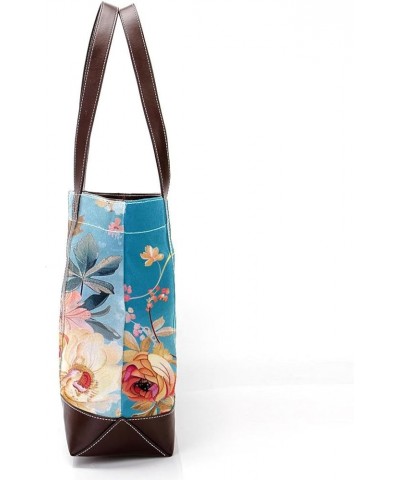 Tote Bag, Large Tote Bag, Women's Tote Handbags, Retro Art Bird Floral Flower, Womens Tote Bag Design 2452 $26.87 Totes