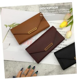 1pc Long Wallet Blocking Pu Purse Pu Leather Evening Bags Evening Purses for Women Formal Womens Leather Wallet Girl Purse Wo...