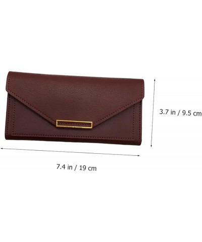 1pc Long Wallet Blocking Pu Purse Pu Leather Evening Bags Evening Purses for Women Formal Womens Leather Wallet Girl Purse Wo...