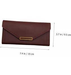 1pc Long Wallet Blocking Pu Purse Pu Leather Evening Bags Evening Purses for Women Formal Womens Leather Wallet Girl Purse Wo...