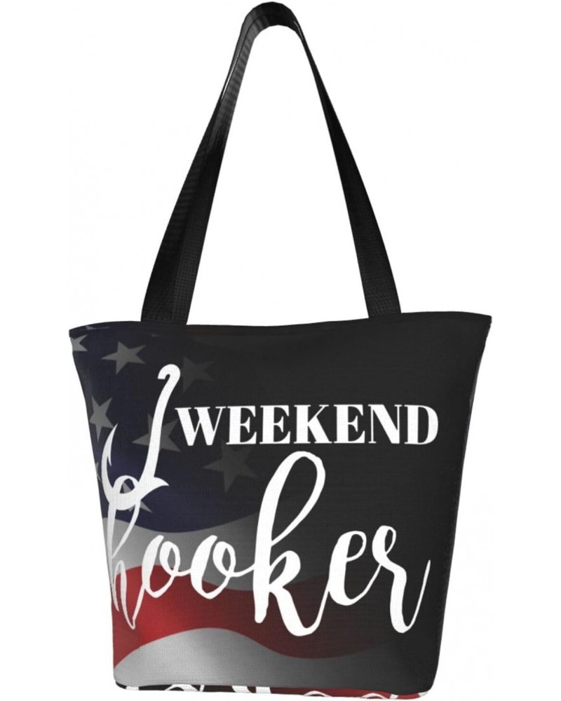 Weekend Hooker Fashion Shoulder Bag Large Capacity For Man Or Woman $17.28 Totes