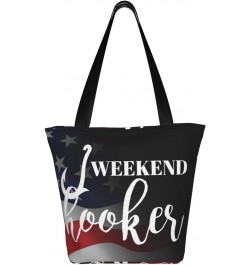 Weekend Hooker Fashion Shoulder Bag Large Capacity For Man Or Woman $17.28 Totes