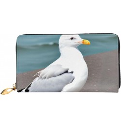 Cute SeagullWomen'S Zipped Wallet With Multiple Card Slots. With Zipped Coin Pocket. $22.34 Wallets