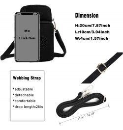 Women Crossbody Bags Zipper Waterproof Nylon Wallet Cellphone Purse Ladies Shoulder Bag Wristlet Handbag Style 1: Black $7.79...