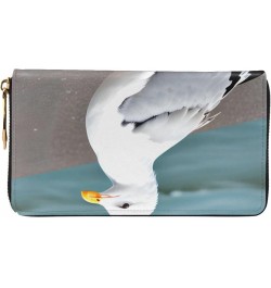 Cute SeagullWomen'S Zipped Wallet With Multiple Card Slots. With Zipped Coin Pocket. $22.34 Wallets