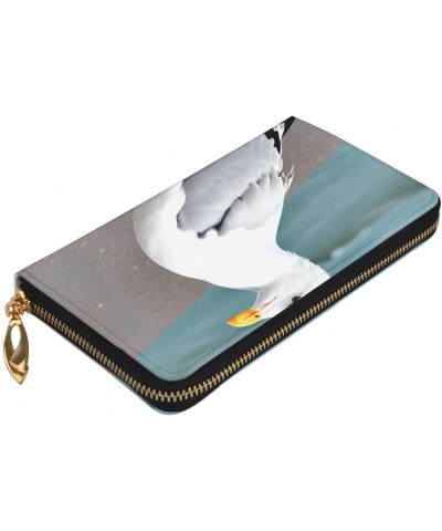 Cute SeagullWomen'S Zipped Wallet With Multiple Card Slots. With Zipped Coin Pocket. $22.34 Wallets