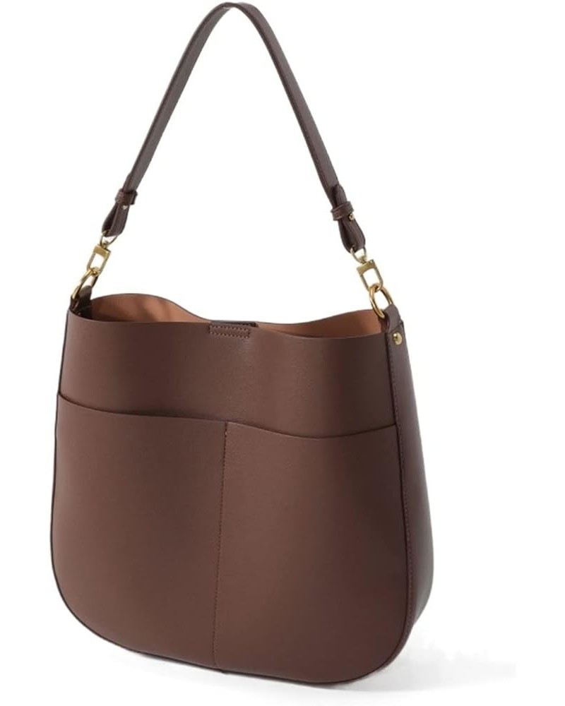 Fashion Women Cowhide Shoulder Bag Handbag for Women Shoulder Bag for Women 12*12*3.5'' Coffee $48.73 Shoulder Bags