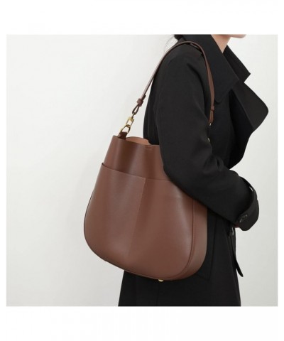 Fashion Women Cowhide Shoulder Bag Handbag for Women Shoulder Bag for Women 12*12*3.5'' Coffee $48.73 Shoulder Bags