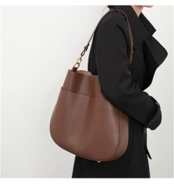 Fashion Women Cowhide Shoulder Bag Handbag for Women Shoulder Bag for Women 12*12*3.5'' Coffee $48.73 Shoulder Bags