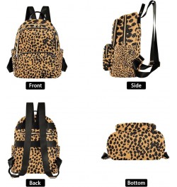 Small Backpack Purse for Women, Leopard Black Travel Bag Casual Daypack Shoulder Bag Medium $21.59 Backpacks