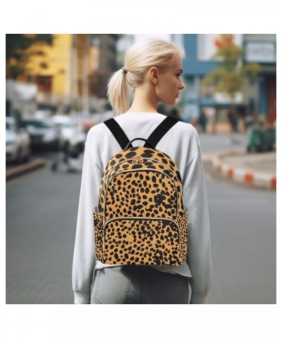 Small Backpack Purse for Women, Leopard Black Travel Bag Casual Daypack Shoulder Bag Medium $21.59 Backpacks