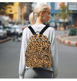 Small Backpack Purse for Women, Leopard Black Travel Bag Casual Daypack Shoulder Bag Medium $21.59 Backpacks