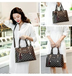 Shoulder Bags for Women Summer Beach Bag Female Plaid Fashion Casual Messenger Bag Women Luxury Handbag Printing Korean Tote ...