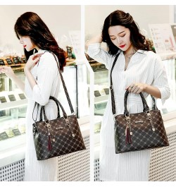 Shoulder Bags for Women Summer Beach Bag Female Plaid Fashion Casual Messenger Bag Women Luxury Handbag Printing Korean Tote ...