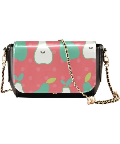 Cartoon Watermelon Women's Crossbody Handbags, PU Leather Flap Crossbody Bags, Women's Shoulder Handbag Purse Style15 $20.39 ...