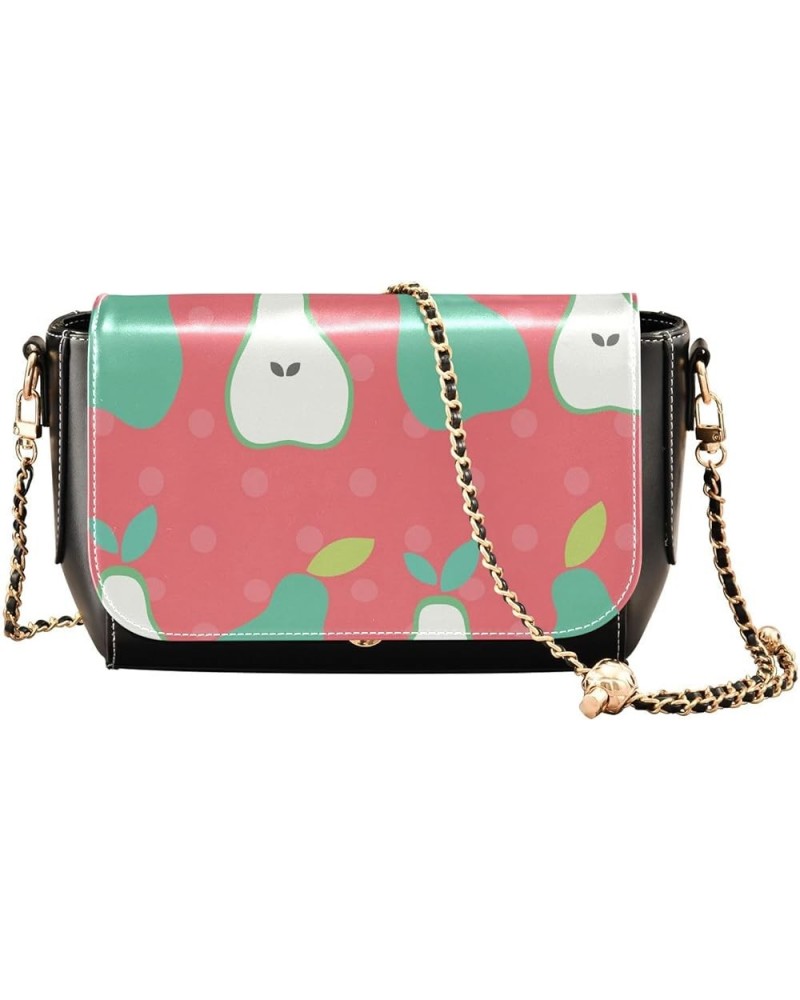 Cartoon Watermelon Women's Crossbody Handbags, PU Leather Flap Crossbody Bags, Women's Shoulder Handbag Purse Style15 $20.39 ...