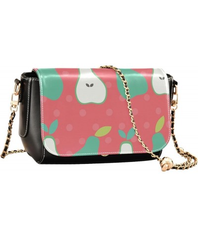 Cartoon Watermelon Women's Crossbody Handbags, PU Leather Flap Crossbody Bags, Women's Shoulder Handbag Purse Style15 $20.39 ...