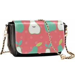 Cartoon Watermelon Women's Crossbody Handbags, PU Leather Flap Crossbody Bags, Women's Shoulder Handbag Purse Style15 $20.39 ...