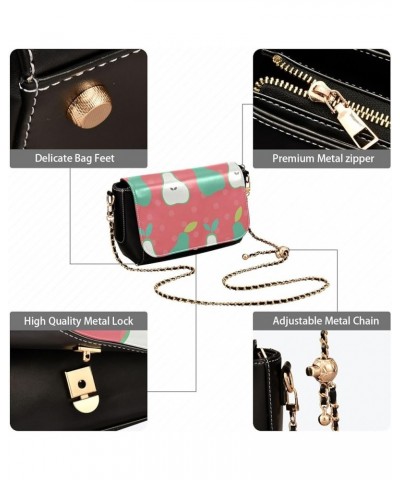 Cartoon Watermelon Women's Crossbody Handbags, PU Leather Flap Crossbody Bags, Women's Shoulder Handbag Purse Style15 $20.39 ...