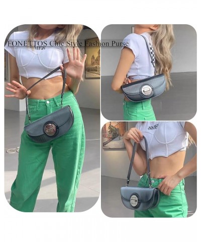 90s Shoulder Bags Women, Trendy Handbag Girls Chic Style Crossbody Clutch Purse Fashion D-gradient Grey $23.36 Shoulder Bags