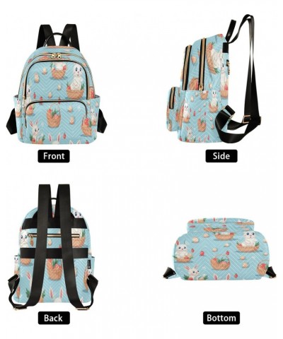 Carrot Easter Rabbit Women Backpack Purse Travel Daypack Shoulder Bag $15.05 Backpacks