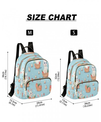 Carrot Easter Rabbit Women Backpack Purse Travel Daypack Shoulder Bag $15.05 Backpacks