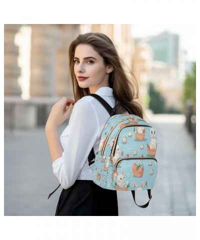 Carrot Easter Rabbit Women Backpack Purse Travel Daypack Shoulder Bag $15.05 Backpacks