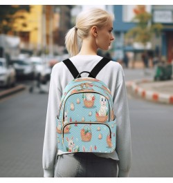 Carrot Easter Rabbit Women Backpack Purse Travel Daypack Shoulder Bag $15.05 Backpacks