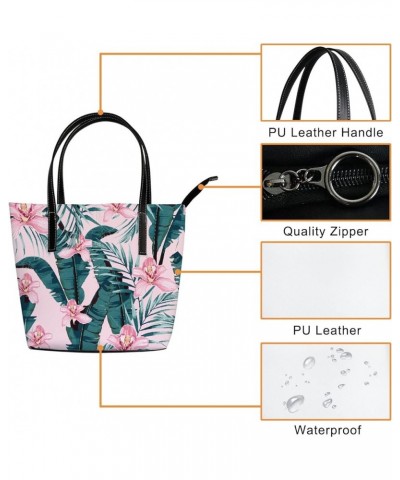 Women's Fashion Casual Handbag,PU Leather Large Capacity PC Work Bag,Travel Camping Picnic Single Shoulder Bag Floral Jungle ...