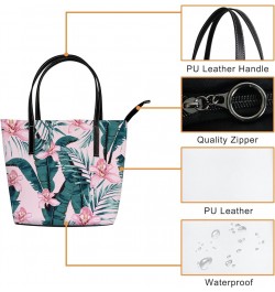 Women's Fashion Casual Handbag,PU Leather Large Capacity PC Work Bag,Travel Camping Picnic Single Shoulder Bag Floral Jungle ...