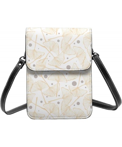 Womens Crossbody Bags Rabbit Pattern Phone Bag Wallet Purses Adjustable Strap Ginkgo Pattern (7) $18.09 Crossbody Bags