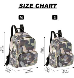 Women Backpack Camo Cartoon Anti-Theft Travel Backpack with Luggage Belt Lightweight Handbag Lady Purse Roomy Double Zipper W...