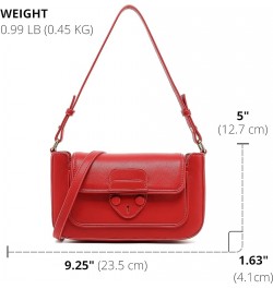 Purses for Women, Crossbody Bags for Women, Lightweight with 2 Straps Shoulder Bag for Casual & Party, H2088 Red $20.64 Shoul...