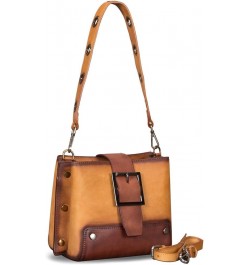 Genuine Leather Crossbody Bag for Women Shoulder Purse Vintage Handbag Satchel with Convertible Double Straps Brown $55.86 Sa...