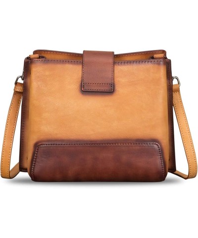 Genuine Leather Crossbody Bag for Women Shoulder Purse Vintage Handbag Satchel with Convertible Double Straps Brown $55.86 Sa...