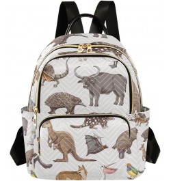 Women Backpack Kangaroo Koala Turtle Bird Anti-Theft Travel Backpack with Luggage Belt Lightweight Handbag Lady Purse Roomy D...