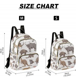 Women Backpack Kangaroo Koala Turtle Bird Anti-Theft Travel Backpack with Luggage Belt Lightweight Handbag Lady Purse Roomy D...