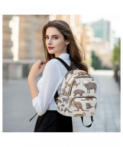 Women Backpack Kangaroo Koala Turtle Bird Anti-Theft Travel Backpack with Luggage Belt Lightweight Handbag Lady Purse Roomy D...