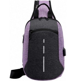 Couple Backpack Business Bag Multi Functional Travel Bag Shoulder Bags Black 12 inches One_Size Purple $15.33 Backpacks