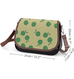 Leather Hobo Bags Women's Crossbody Shoulder Bag Classic City Top Handle Satchels Lemons Green Color7 $23.50 Hobo Bags