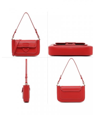 Purses for Women, Crossbody Bags for Women, Lightweight with 2 Straps Shoulder Bag for Casual & Party, H2088 Red $20.64 Shoul...