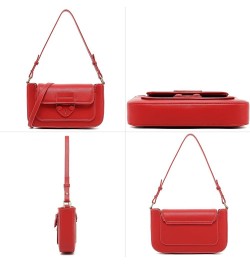 Purses for Women, Crossbody Bags for Women, Lightweight with 2 Straps Shoulder Bag for Casual & Party, H2088 Red $20.64 Shoul...