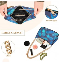 Fashion Quilted Crossbody Bag for Women Shoulder Evening Purse with Gold Chain & Smooth Zipper Satchel Hobo Handbag for Gift ...