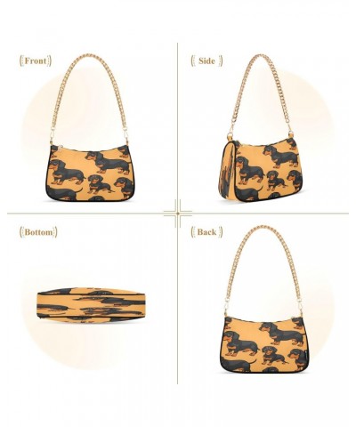 Shoulder Bags for Women Dachshund Hobo Tote Handbag Small Clutch Purse with Zipper Closure35 $12.40 Shoulder Bags