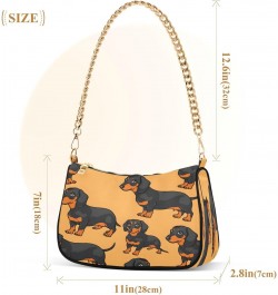 Shoulder Bags for Women Dachshund Hobo Tote Handbag Small Clutch Purse with Zipper Closure35 $12.40 Shoulder Bags