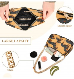 Shoulder Bags for Women Dachshund Hobo Tote Handbag Small Clutch Purse with Zipper Closure35 $12.40 Shoulder Bags