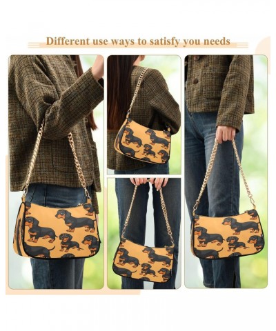 Shoulder Bags for Women Dachshund Hobo Tote Handbag Small Clutch Purse with Zipper Closure35 $12.40 Shoulder Bags