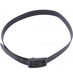 Unisex Women Men Adjustable Rubber Silicone Belt with Plastic Buckle Black $7.11 Wallets