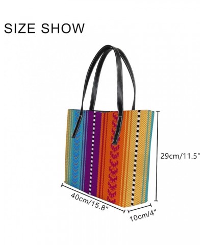 Leather Handbags Women's Crossbody Handbags Work Tote Bags for Women Coach Handbags Tote Bag with Zipper Rainbow $23.65 Totes