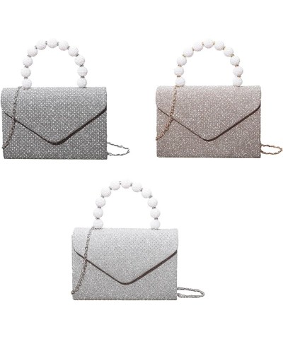 Lady Purse Wedding Clutches Handbag For Women Girl Shoulder Crossbody Bags Fashion Envelope Bag Sparkling Bag Gray $9.68 Even...